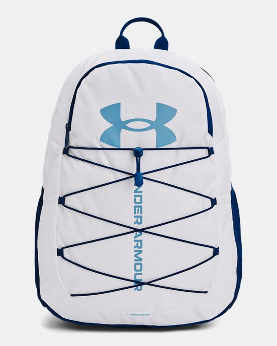 UA Hustle Sport Backpack, White, pdpMainDesktop image number 0